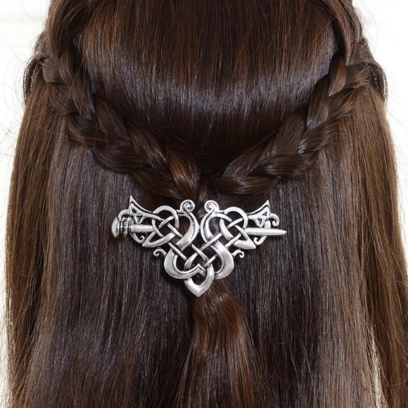Silverskylight Accessories - Celtic knot viking nordic hairpin clip accessories